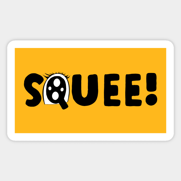 Squee! Sticker by LordNeckbeard